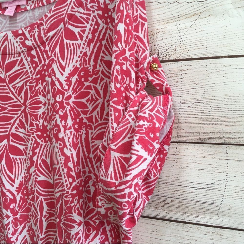 Lilly Pulitzer Raquel red Floral Dress - Picture 5 of 11